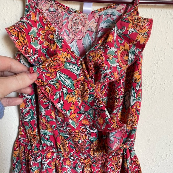 🌸Xhilaration Ruffle Romper - Picture 2 of 8